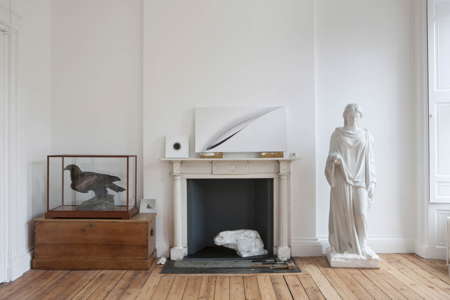 Photo of Alison Watt's painting studio by Helen Lucas Architects.